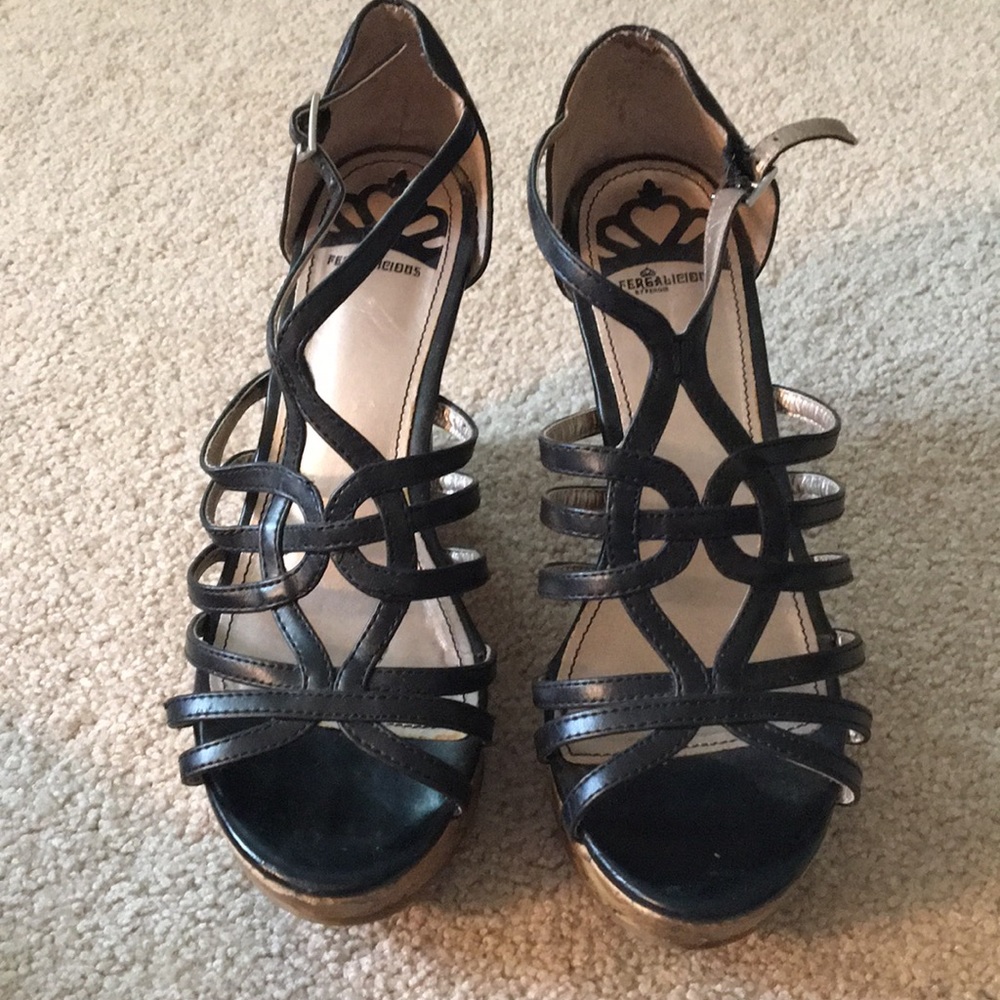 Fergalicious Black espadrilles
